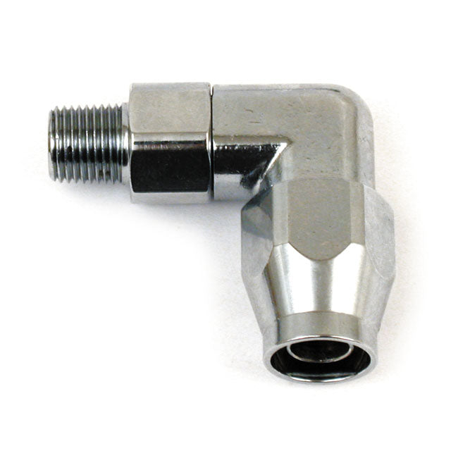 Goodridge, Built-A-Line oil hose fitting 1/8 NPT 90° OIL LINE FITTINGS Goodridge
