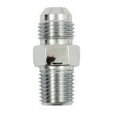 Goodridge, -6 JIC oil line fitting, 1/4". Straight. Chrome OIL LINE FITTINGS Goodridge