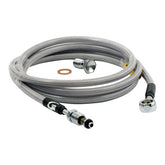 Goodridge hydraulic clutch line kit 62", clear coated HYDR. CLUTCH LINE KITS Goodridge
