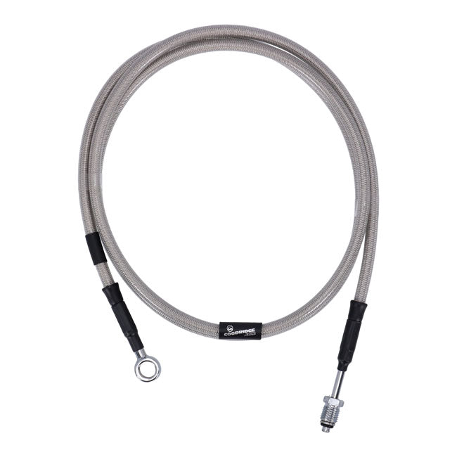 Goodridge hydraulic clutch line kit 63", clear coated HYDR. CLUTCH LINE KITS Goodridge