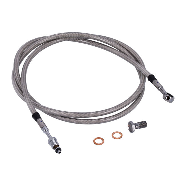 Goodridge hydraulic clutch line kit 65", clear coated HYDR. CLUTCH LINE KITS Goodridge