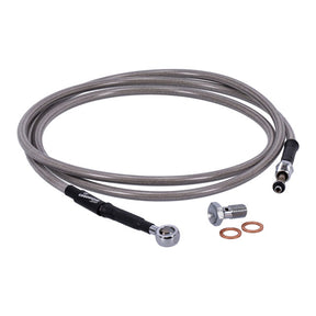Goodridge hydraulic clutch line kit 67", clear coated HYDR. CLUTCH LINE KITS Goodridge