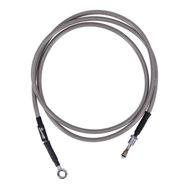Goodridge hydraulic clutch line kit 67", clear coated HYDR. CLUTCH LINE KITS Goodridge