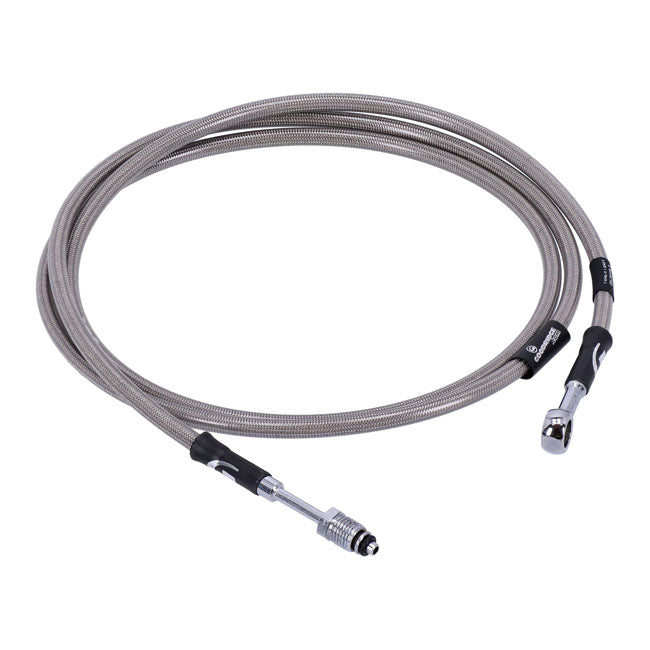 Goodridge hydraulic clutch line kit 68", clear coated HYDR. CLUTCH LINE KITS Goodridge
