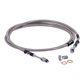 Goodridge hydraulic clutch line kit 68", clear coated HYDR. CLUTCH LINE KITS Goodridge