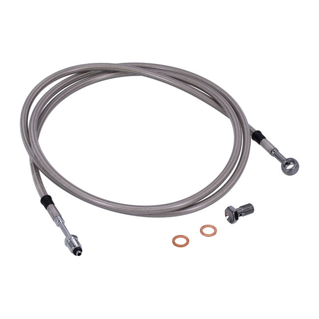 Goodridge hydraulic clutch line kit 71", clear coated HYDR. CLUTCH LINE KITS Goodridge