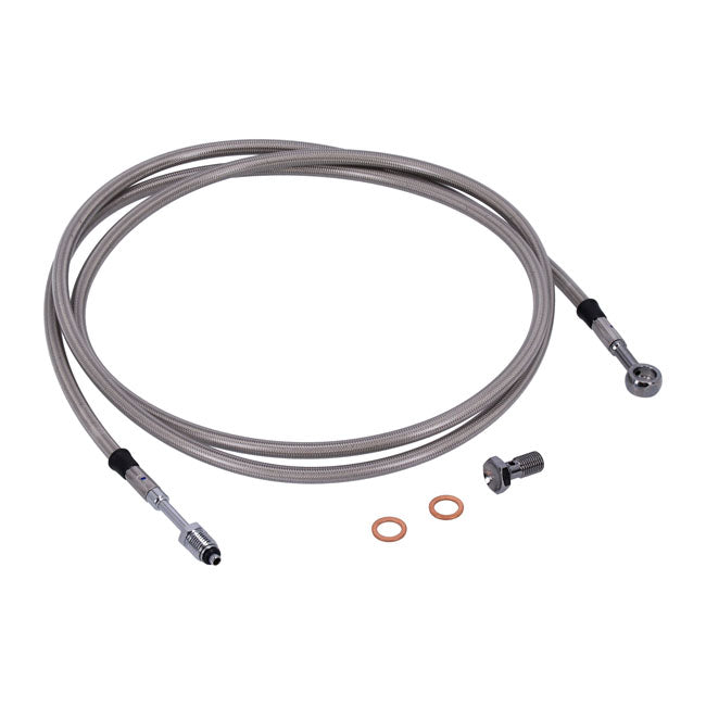 Goodridge hydraulic clutch line kit 75", clear coated HYDR. CLUTCH LINE KITS Goodridge
