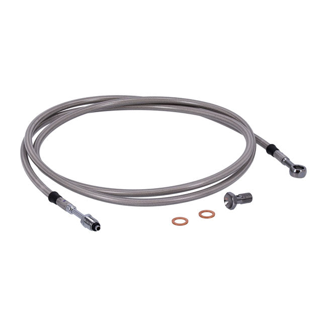 Goodridge hydraulic clutch line kit 75", clear coated HYDR. CLUTCH LINE KITS Goodridge