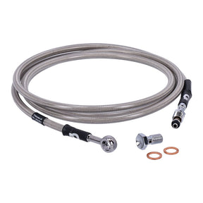 Goodridge hydraulic clutch line kit 77", clear coated HYDR. CLUTCH LINE KITS Goodridge