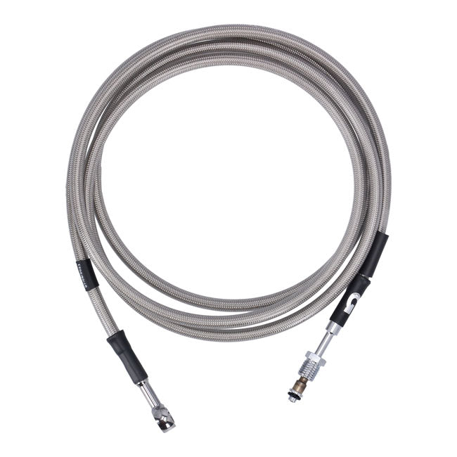 Goodridge hydraulic clutch line kit 77", clear coated HYDR. CLUTCH LINE KITS Goodridge