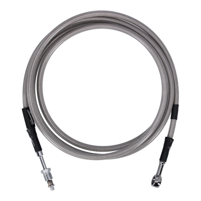 Goodridge hydraulic clutch line kit 79", clear coated HYDR. CLUTCH LINE KITS Goodridge