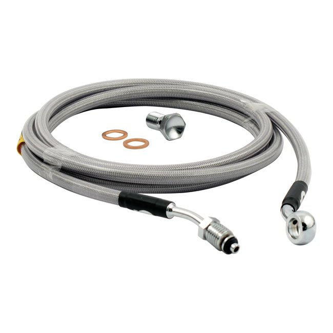 Goodridge hydraulic clutch line kit 70", clear coated HYDR. CLUTCH LINE KITS Goodridge