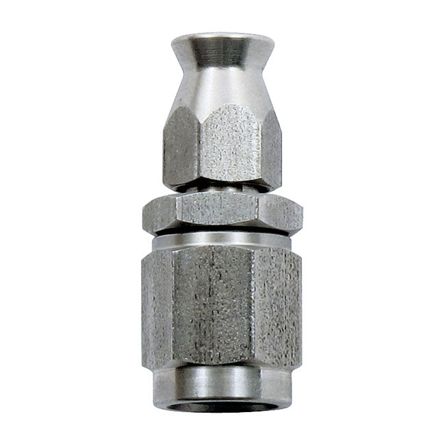 Goodridge Fitting Stainless Steel Straight 02 Female Concave Seat 3/8x24 Jic/Unf Brake Line Hose Ends Goodridge Bal Goodridge
