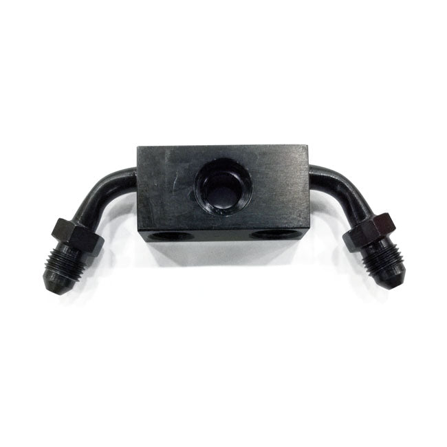 Goodridge Abs Router Front With 2 Tubes For Harley Brake Line Adapters Goodridge