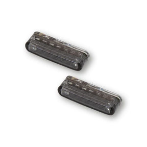 Shorty Taillight/Turn Signal Combo. Smoke Lens, Ece Taillight/Turn Signals Combo Mcs