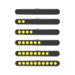 ''Stripe'' Led Turn Signals, Sequential Lighting. Smoke Lens Turn Signals Mcs