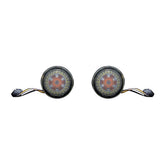 Custom Dynamics ProBeam® Amber/White Dynamic Ringz, Smoked - Touring Turn Signals Inserts Custom Dynamics