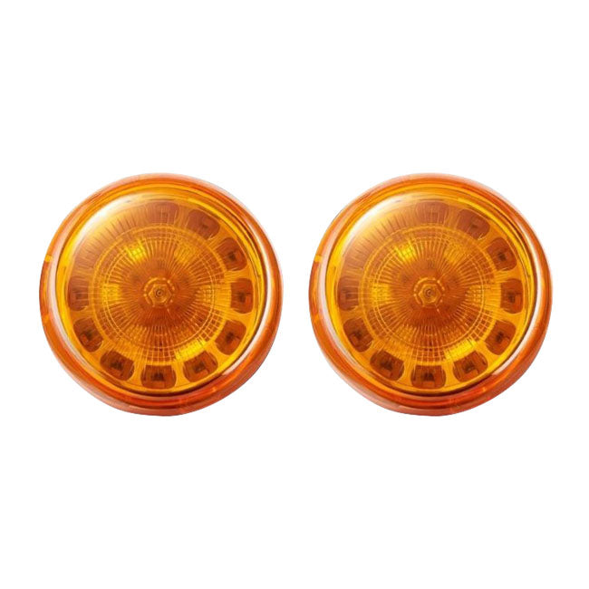 Custom Dynamics Probeam Amber Led With Amber L Turn Signals Inserts Custom Dynamics