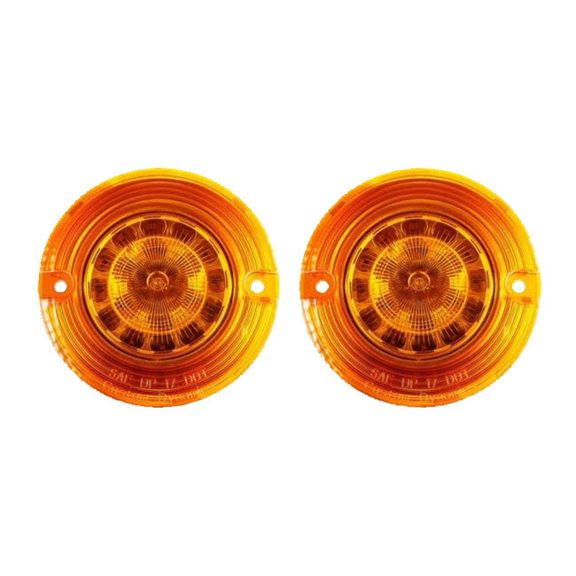 Custom Dynamics Signal Insrt Flat 1156 Amb Turn Signals Inserts Custom Dynamics
