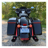 Custom Dynamics, Fascia LED rear panels for Touring. Black TAILLIGHTS Custom Dynamics