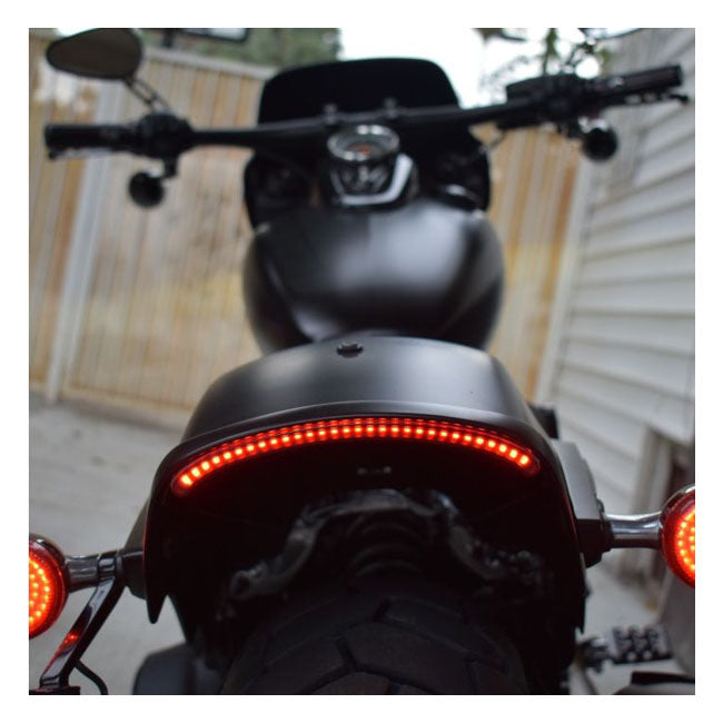 Custom Dynamics Auxiliary Run Brake & turn Taillight, Red - 18-23 Fat Bob Taillights Custom Dynamics