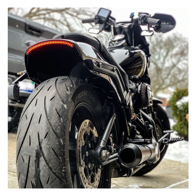 Custom Dynamics Auxiliary Run Brake & turn Taillight, Red - 18-23 Fat Bob Taillights Custom Dynamics