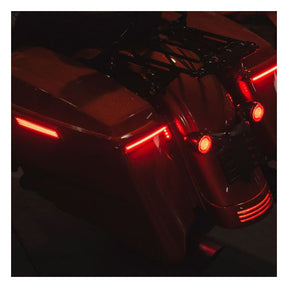 Custom Dynamics Saddlebag Lights Low Profile, Red - 14+ Touring Saddlebags Misc Custom Dynamics