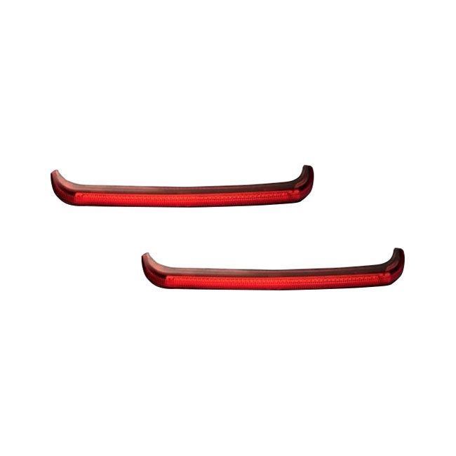 Custom Dynamics Saddlebag Lights Low Profile, Red - 14+ Touring Saddlebags Misc Custom Dynamics