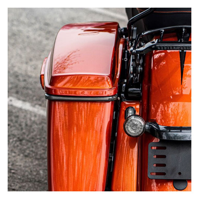 Custom Dynamics Saddlebag Lights Low Profile, Smoked - 14+ Touring Saddlebags Misc Custom Dynamics