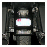 Custom Dynamics Wrap Around Fender Tips, Black Smoked - 09-19 Touring Fender Tips With Light Custom Dynamics