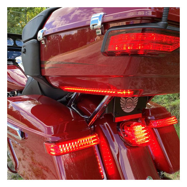 Custom Dynamics Tour-Pak LED Run Brake & Turn Side Arm Lights, Red - 14+ Touring & Trike Tourpacks Custom Dynamics