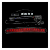 Custom Dynamics High Mount LED Light, Black Red - 14-24 Touring & Trike Taillights Led Custom Dynamics