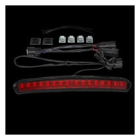 Custom Dynamics High Mount LED Light, Black Red - 14-24 Touring & Trike Taillights Led Custom Dynamics
