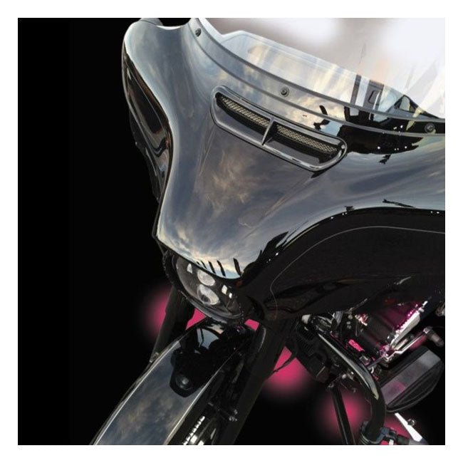 Custom Dynamics, Fairing Vent Cover - Black FAIRING ACCENTS Custom Dynamics