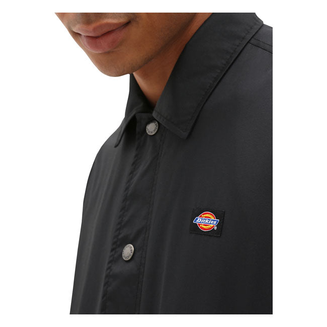 Dickies Oakport Coach Jacket, Black Jackets Dickies