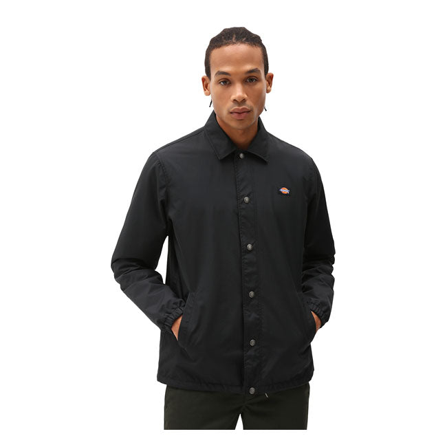 Dickies Oakport Coach Jacket, Black Jackets Dickies S