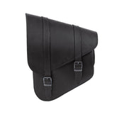 MCS, full leather swing arm bag left, 9 liter. Black TOURING LUGGAGE Mcs