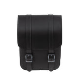 MCS, full leather swing arm bag left, 10 liter. Black TOURING LUGGAGE Mcs
