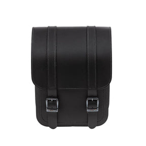 MCS, full leather swing arm bag left, 10 liter. Black TOURING LUGGAGE Mcs
