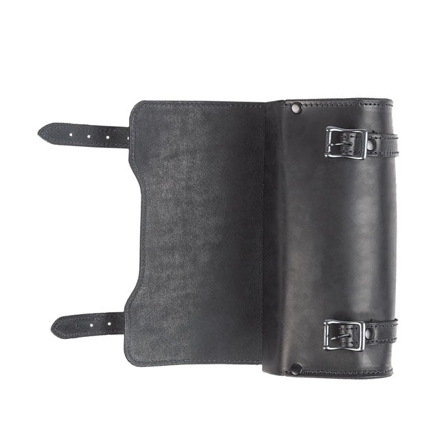 MCS, ''square'' leather tool bag black TOOLROLLS Mcs