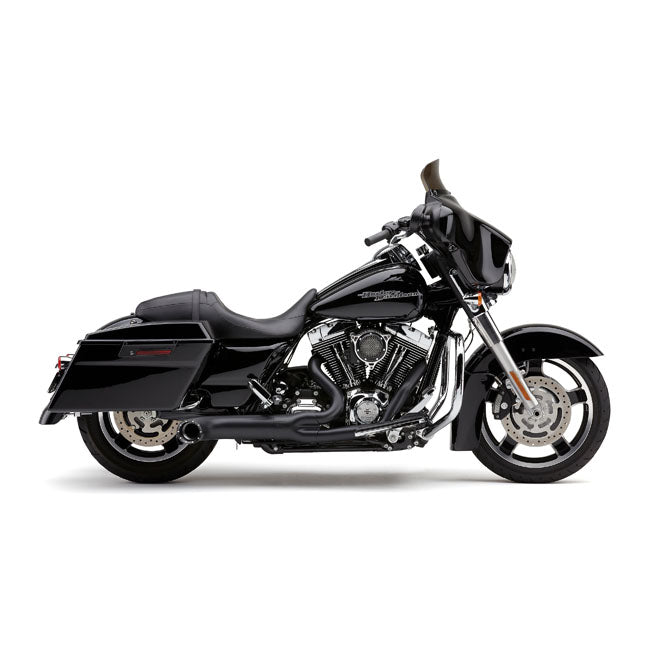 Cobra Exhaust 2:1 W/Tip Blk Flh Full Exhaust System Cobra