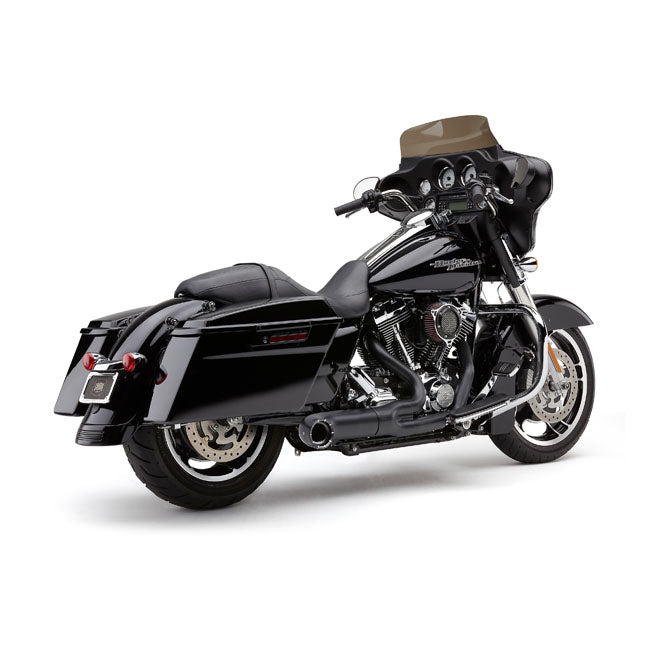 Cobra Exhaust 2:1 W/Tip Blk Flh Full Exhaust System Cobra