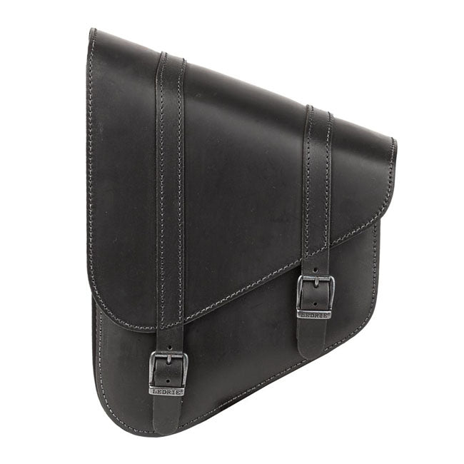 MCS, full leather swingarm bag left, 6.5 liter. Black TOURING LUGGAGE Mcs