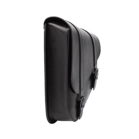 MCS, full leather swingarm bag left, 6.5 liter. Black TOURING LUGGAGE Mcs