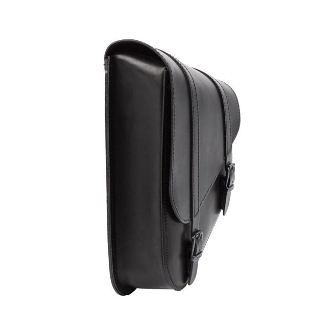 MCS, full leather swingarm bag left, 6.5 liter. Black TOURING LUGGAGE Mcs