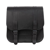 MCS, single leather saddlebag ''Postman''. 30 liters. Black Saddlebags Mcs