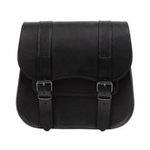 MCS, leather single saddlebag, 18 liter. Black Saddlebags Mcs