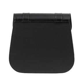 MCS, leather single saddlebag, 18 liter. Black Saddlebags Mcs