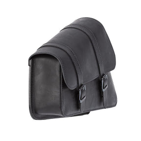 MCS, leather swingarm bag left, 6.5 liter. Black TOURING LUGGAGE Mcs