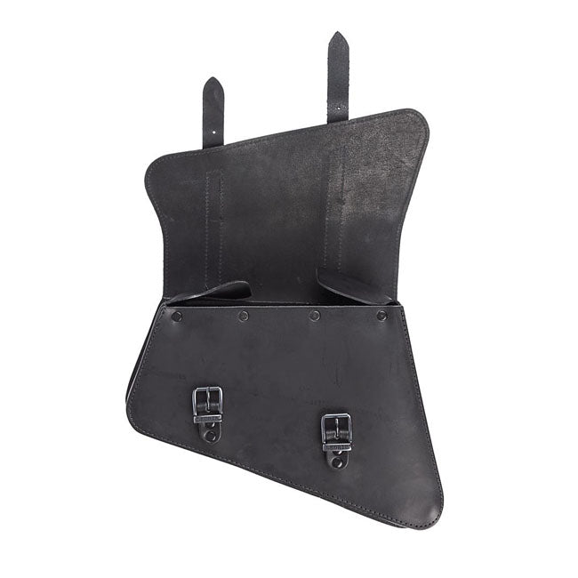 MCS, leather swingarm bag left, 6.5 liter. Black TOURING LUGGAGE Mcs